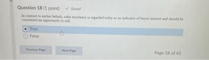 Question 18 (1 point) Saved In contrast to