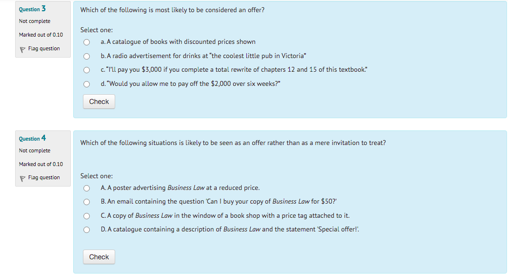 Question 1 Which of the following facts about a