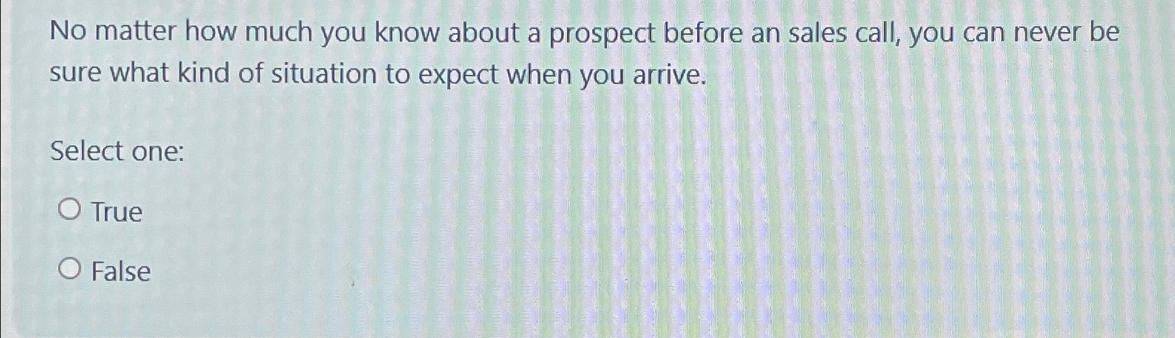 No matter how much you know about a prospect