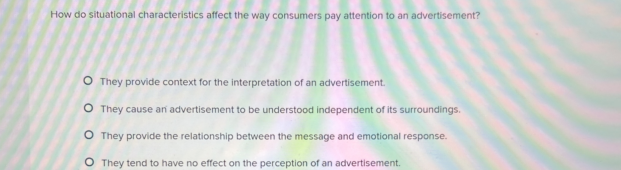 How do situational characteristics affect the way