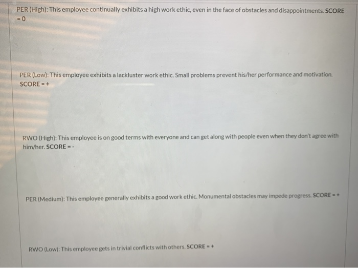 Consider the following Mixed-Standard Scale based