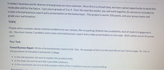 In today's business world, diverse virtual groups