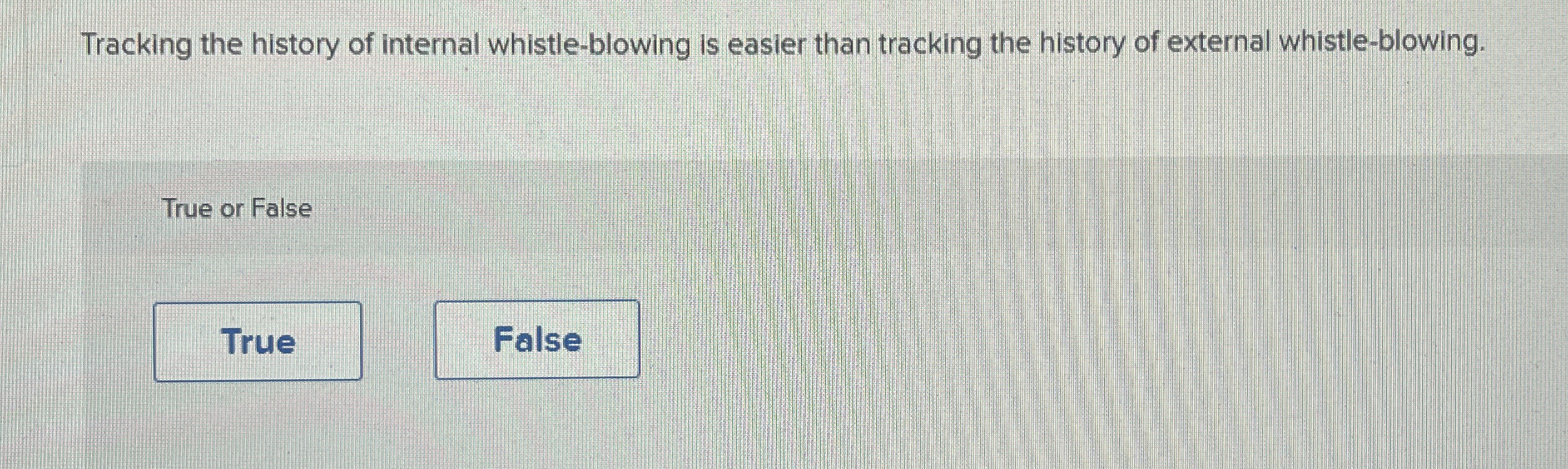 Tracking the history of internal whistle -