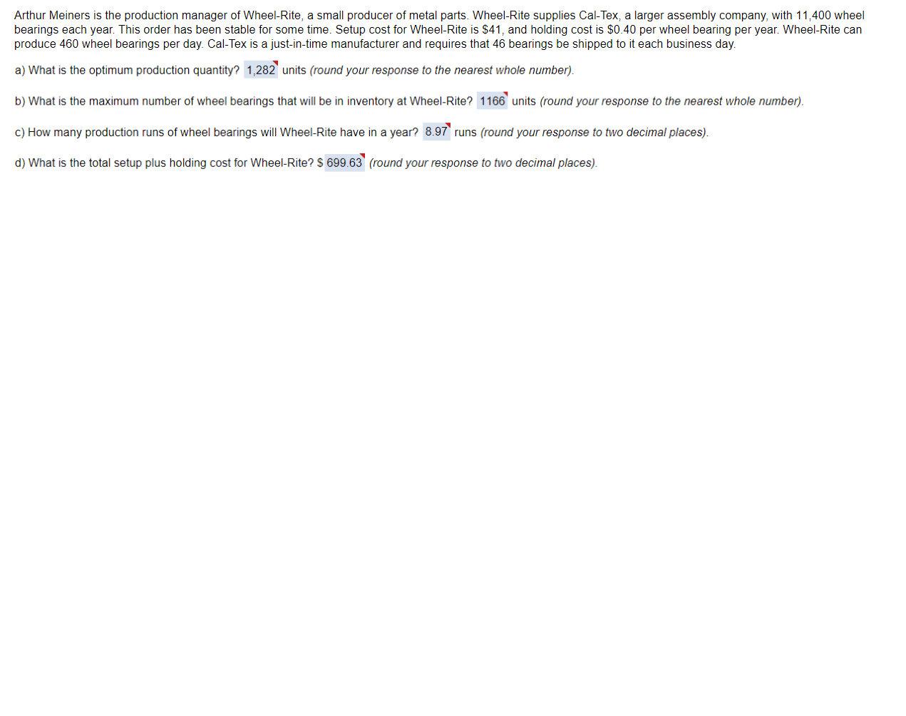 Arthur Meiners is the production manager of