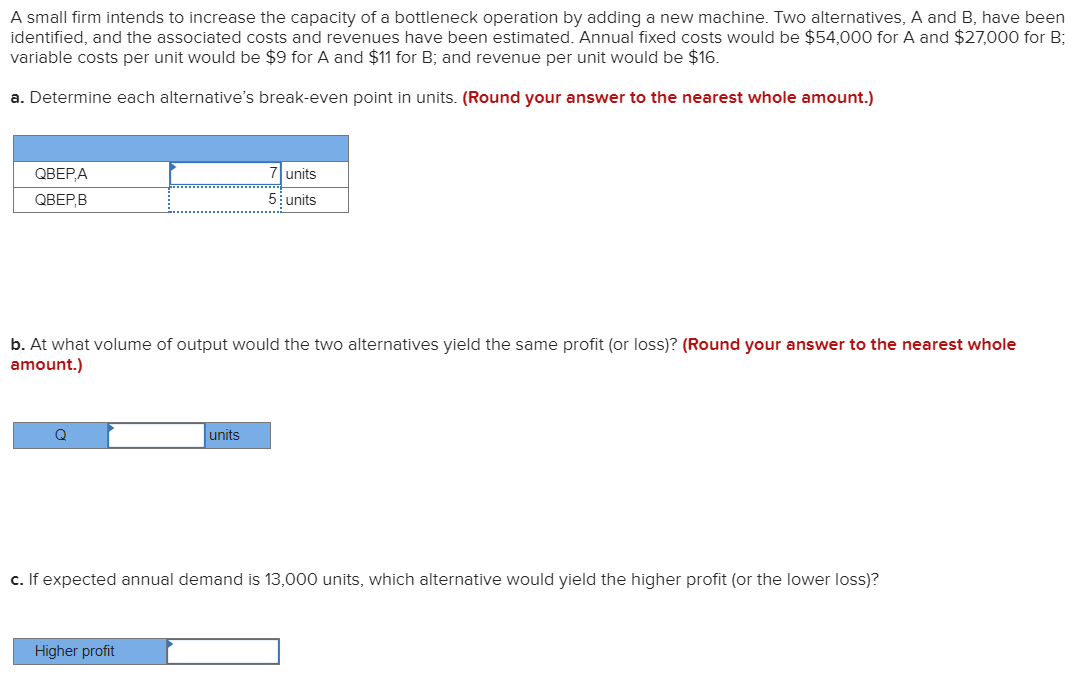 A small firm intends to increase the capacity of
