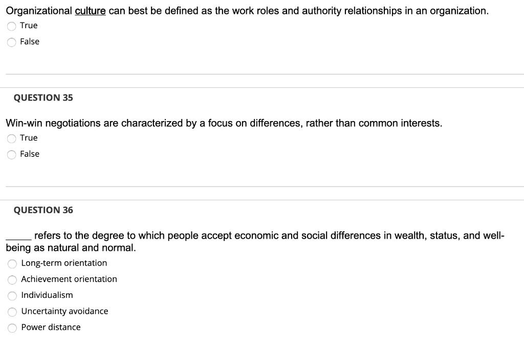 Organizational culture can best be defined as the