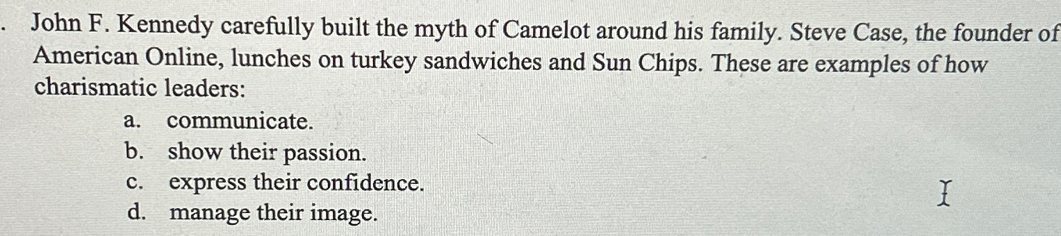 John F . Kennedy carefully built the myth of