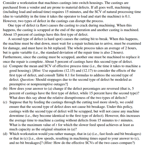 TABLE 8.1 Classes of Variability Variability
