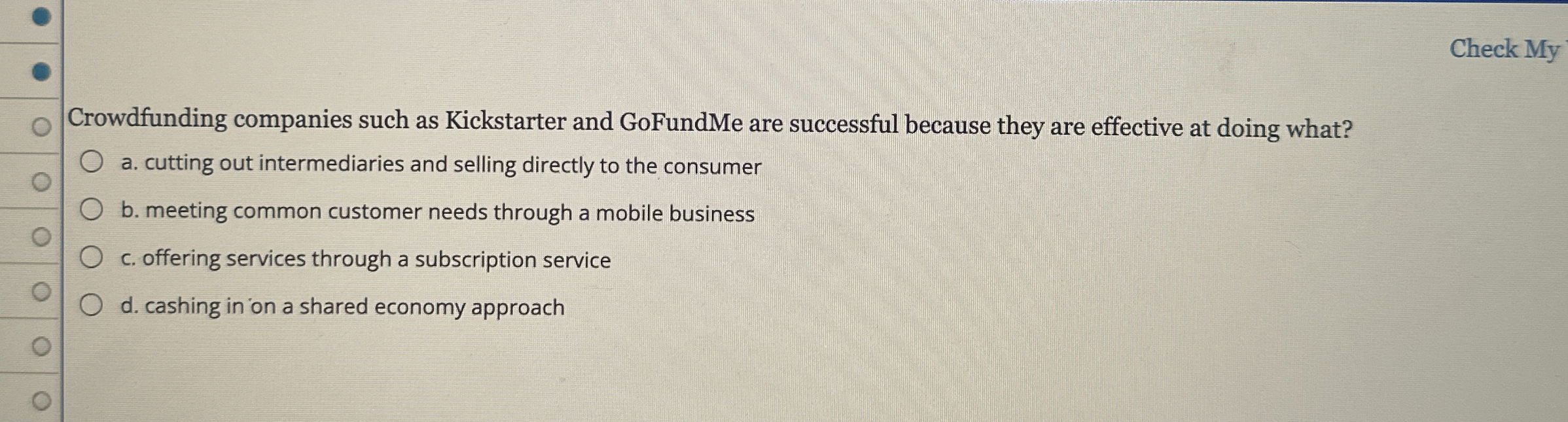 Check My Crowdfunding companies such as