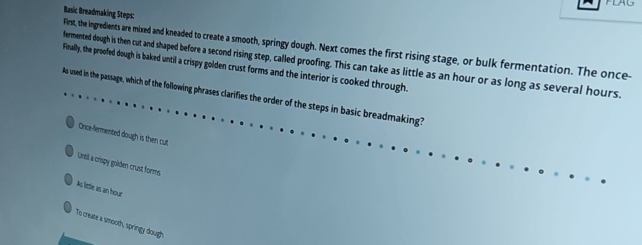 Basic Breadmaking Steps: First the ingredients