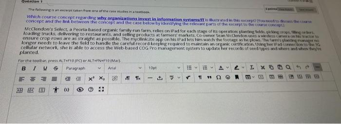 The following is an excerpt taken from one of the