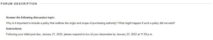 please make this at least 200 words:) FORUM