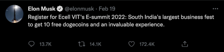 Write a cold mail to Elon Musk, convincing him to