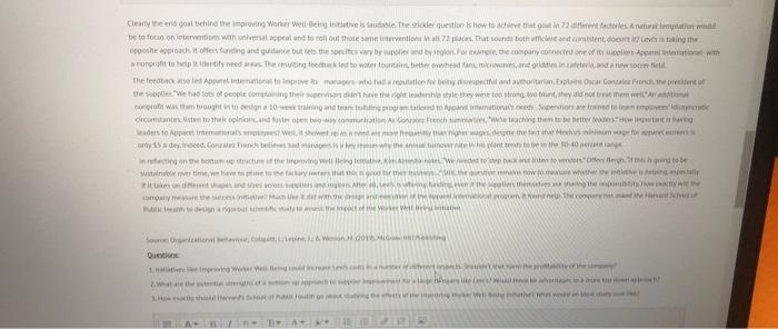 Certy the end goal in the improving World