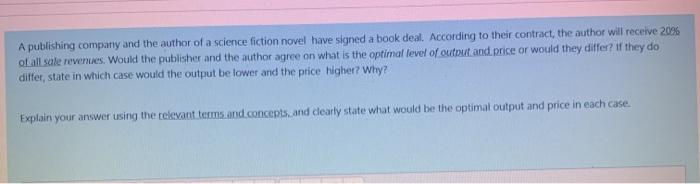 A publishing company and the author of a science