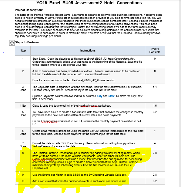 only I need help on the highlighted which is #8,