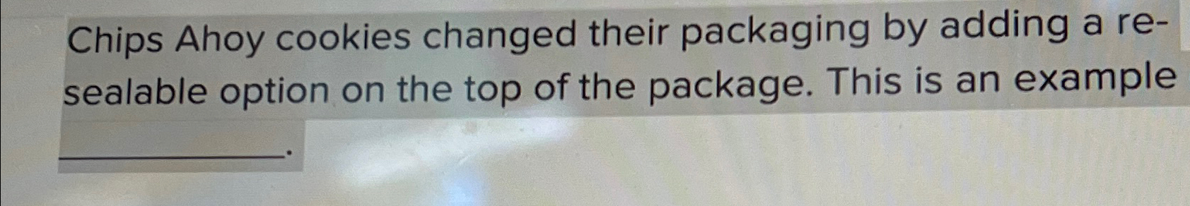 Chips Ahoy cookies changed their packaging by
