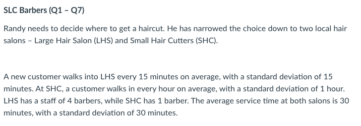 *** Answer number 4 *** SLC Barbers (Q1 - 07)