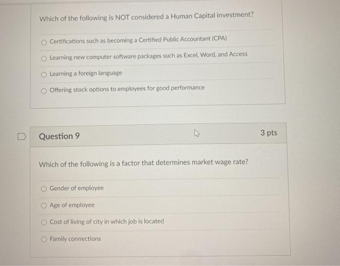 Which of the following is NOT considered a Human