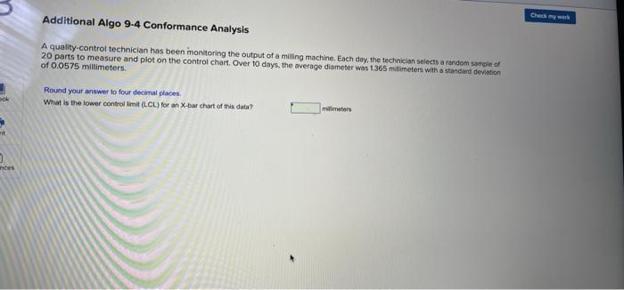 Cheary Additional Algo 9-4 Conformance Analysis A