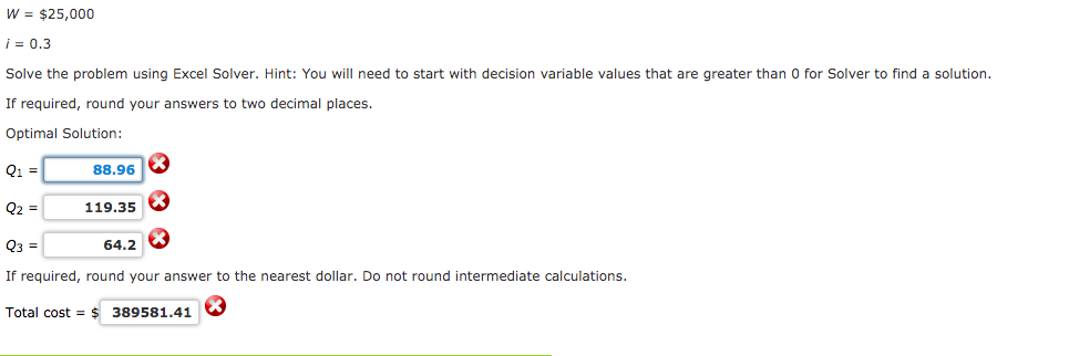 The Economic Order Quantity (EOQ) model is a