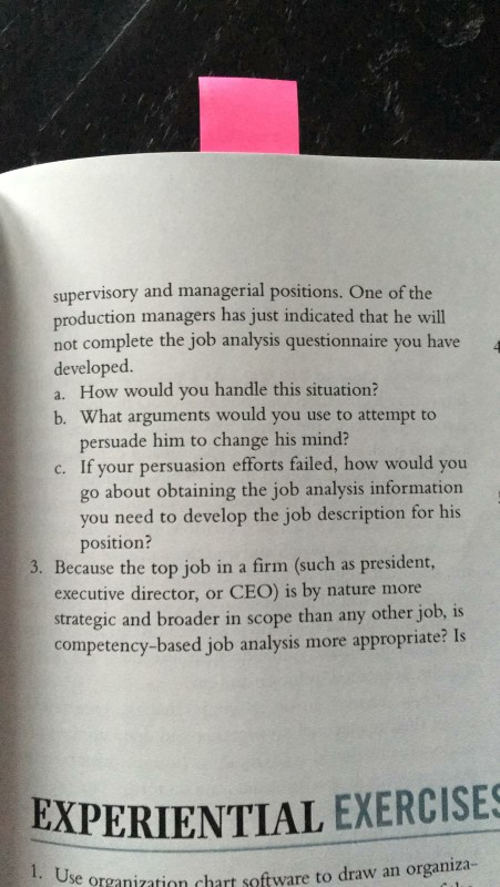 LC v-based job analysis? How is thi 6. What are