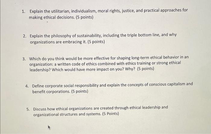 PLEASE ANSWER EACH QUESTION WITH 6-7 sentences.