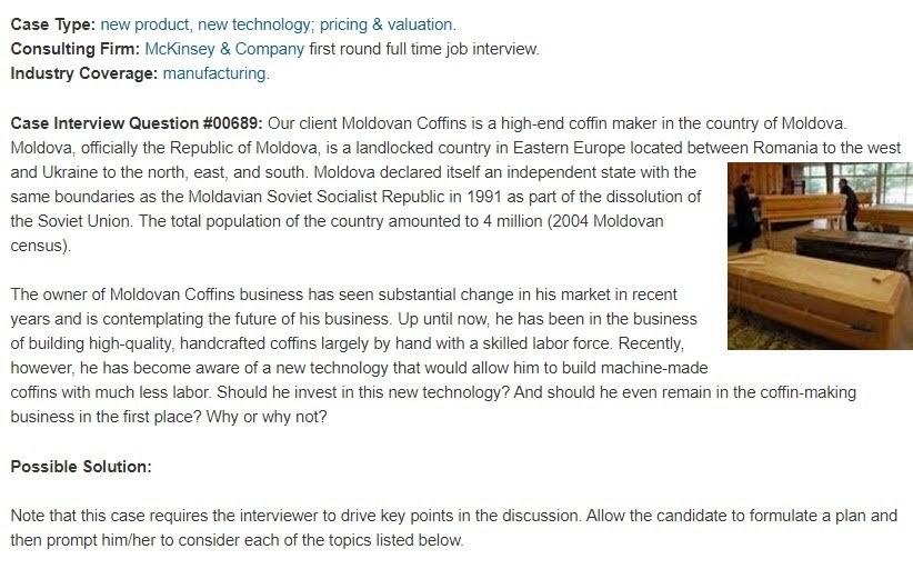 answer accurately Case Type: new product, new