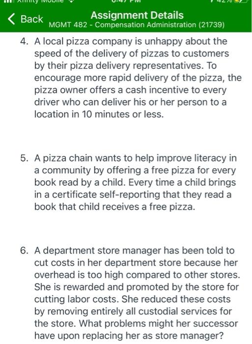 Description Pay for Performance Plans. Identify