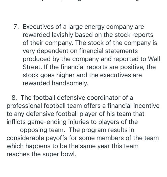 Description Pay for Performance Plans. Identify