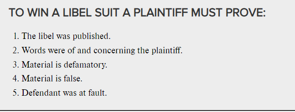 This defamation case began with a tragedy that is