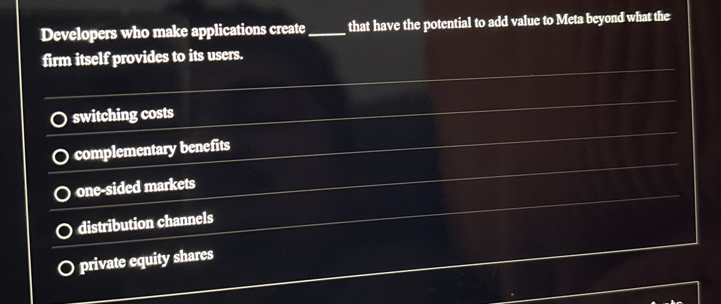 Developers who make applications create q , that