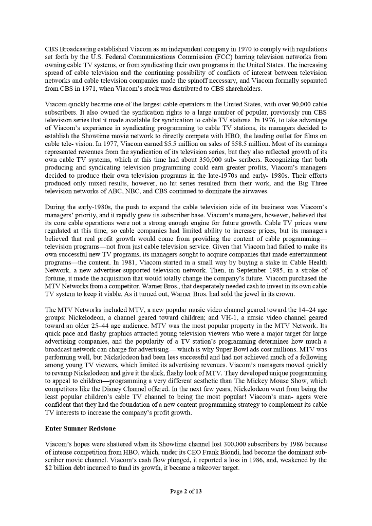 Case Study: Surviving in the Media and