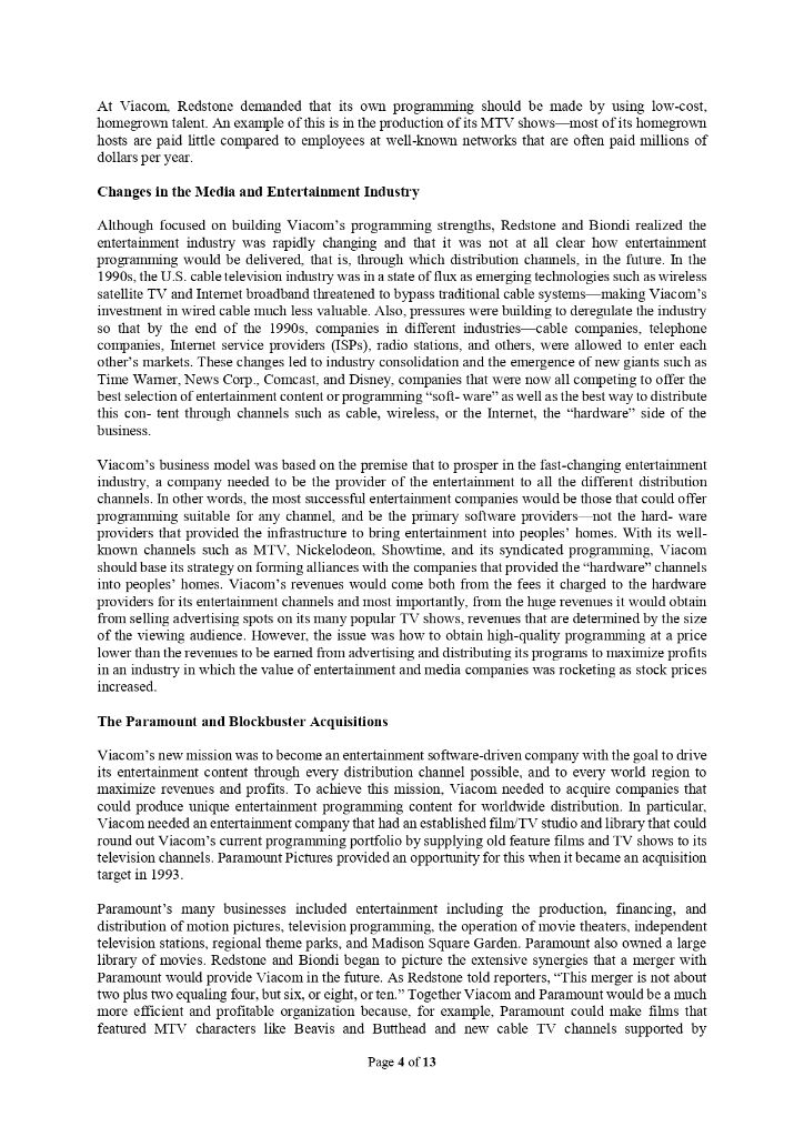 Case Study: Surviving in the Media and