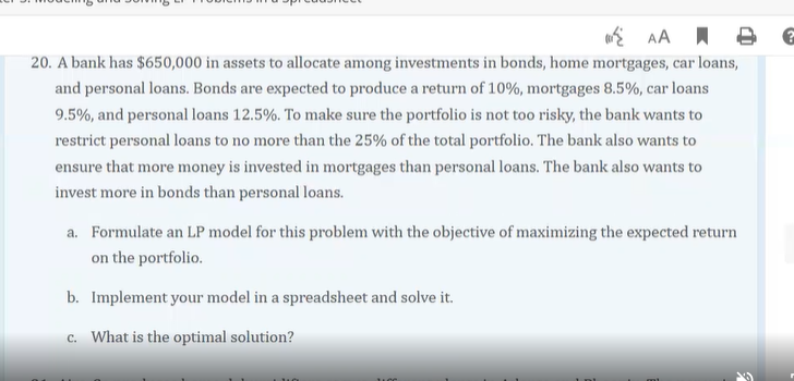 Please attaching in the excel and using solver to