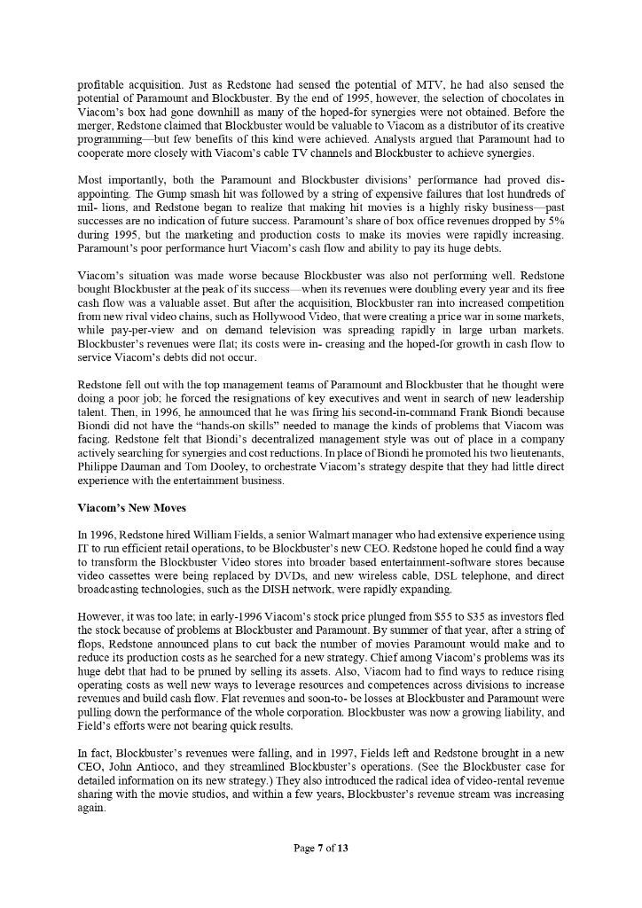 Case Study: Surviving in the Media and