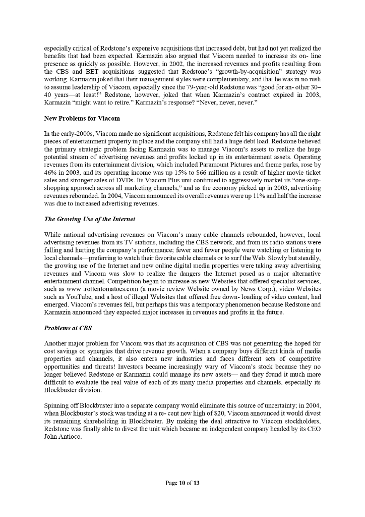 Case Study: Surviving in the Media and