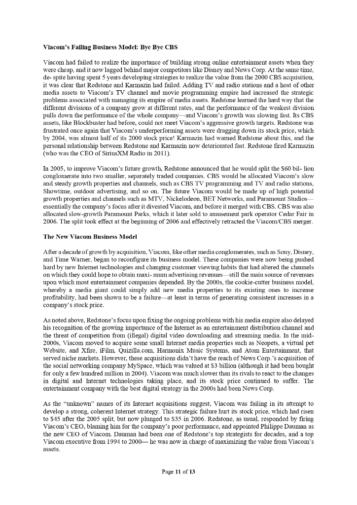 Case Study: Surviving in the Media and