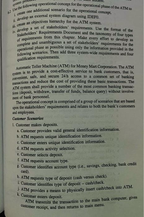 6.2 parts: i. ii. iii. system pro ii. develop .