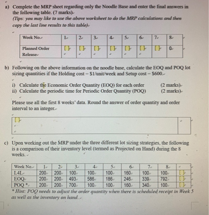 Question 2 (Total 20 marks). Yat Ching Co. is an