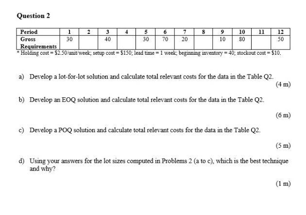 Question 2 00 9 Period 1 2 3 4 5 6 7 10 11 12