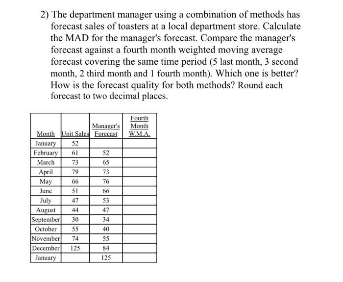 HELP QUICKK show all calculations 2) The