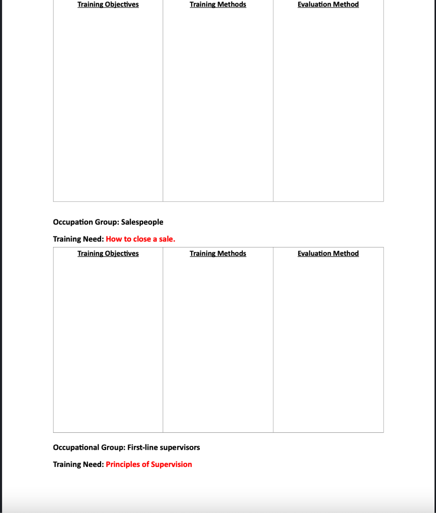 Please help fill out forms 1 and 2. EXERCISE: