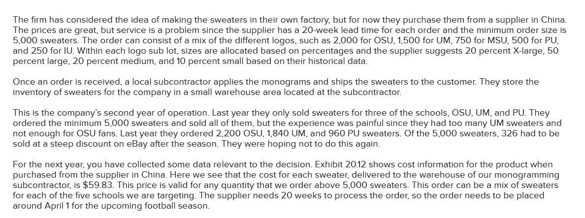 Please answer question #1, SHOWING ALL WORK