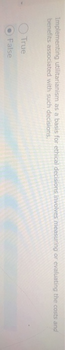 Implementing utilitarianism as a basis for