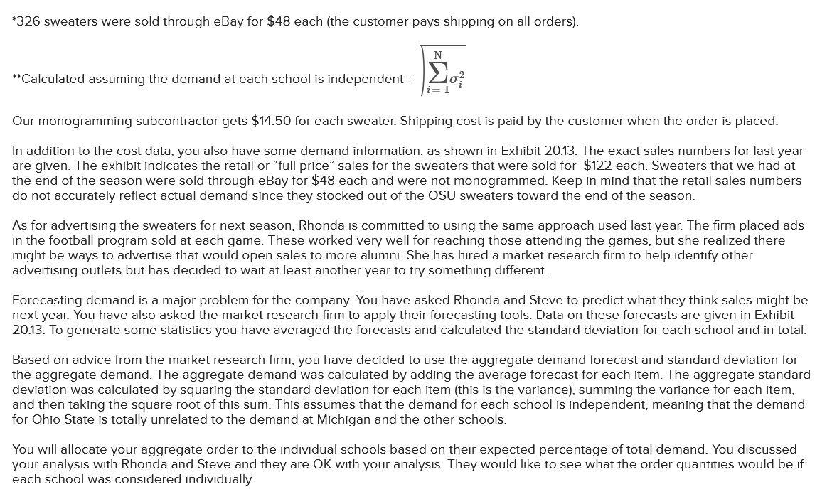Please answer question #1, SHOWING ALL WORK