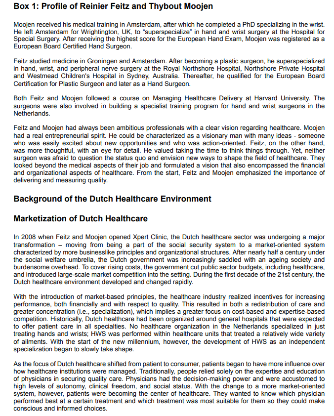 Write the case analysis for this case study.