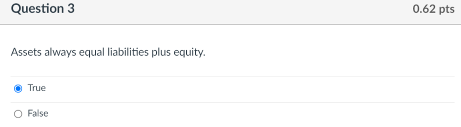 Please answer all parts Question 1 0.62 pts The