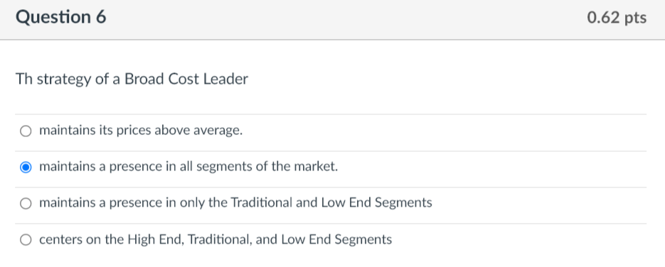 Please answer all parts Question 1 0.62 pts The