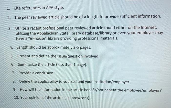 Administrative Memo (100 points) - After reading